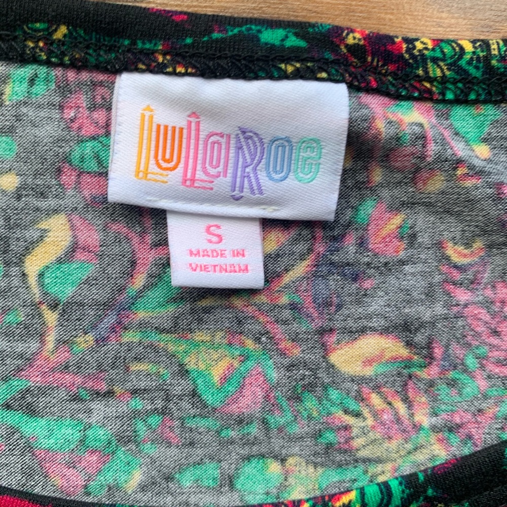 Lularoe floral bodicon dress S - Picture 5 of 5